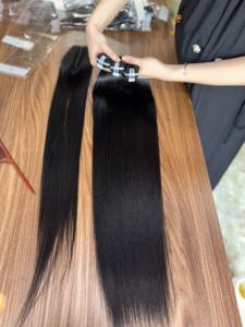 Fabricant de tissages de cheveux humains vietnamiens en gros, extensions de cheveux Remy naturels 100% bruts, export en vrac - Product Image 5