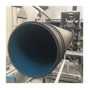 Tuyau de drainage en plastique ondulé en spirale à double paroi en polyéthylène DN400 DN500 DN600