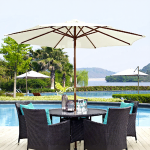 Outdoor Furniture Commercial Modern Customized Logo Garden <b>Patio</b> Restaurant Cafe Hotel Park Sunshade <b>Umbrella</b> - Product Image 1