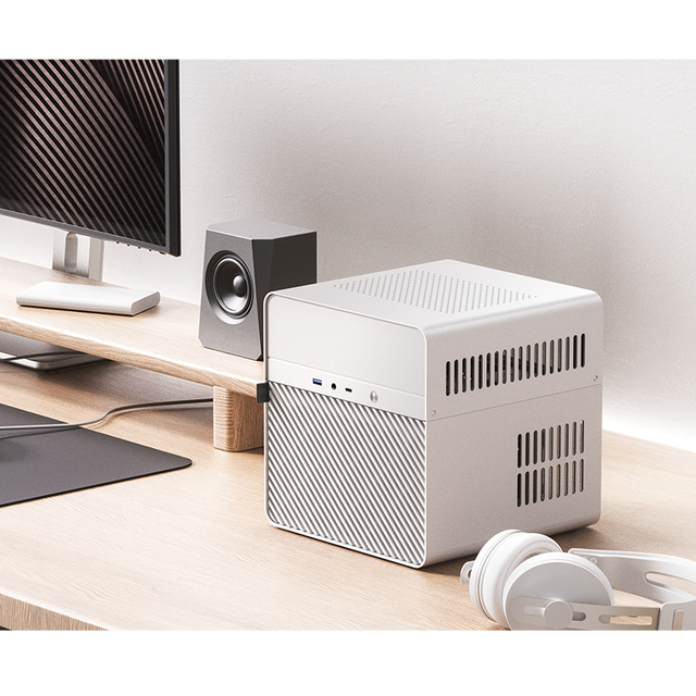 JONSBO Aluminum Alloy Full Tower Mini-ITX NAS Chassis ITX Multi-bit N2 Storage All-in-One 5-bit Hot Plug