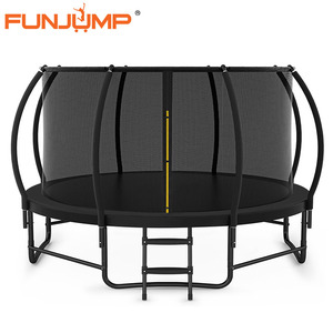 Funjump ngoài trời trong nhà 12ft 14ft 16ft trẻ em lớn nhảy thương mại Trampoline với bóng rổ Hoop - Product Image 3