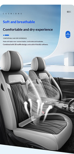 Durable Full Set Leather <strong>Car</strong> <strong>Seat</strong> <strong>Covers</strong> 360 Full Surround All Season Fit for <strong>Ford</strong> Focus <strong>Fiesta</strong> Escape Explorer F-150 Ranger - Product Image 4