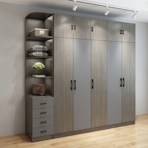 Armario independiente moderno de lujo italiano <span class=keywords><strong>Buran</strong></span> con tocador integrado |   Combinación de Dormitorio de Gran Capacidad que Ahorra Espacio - Product Image 5
