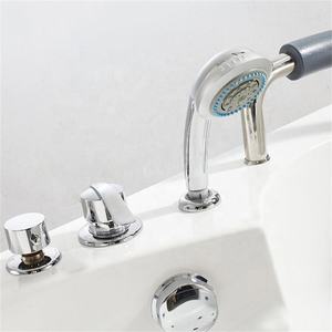 Bañera de Hidromasaje de Esquina con Burbujas Tipo Jacuzzi y Bañera de Hidromasaje para 2 Personas para Baño Interior o Spa Exterior - Product Image 5