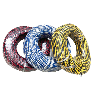 Câble torsadé à deux conducteurs en cuivre nu isolé PVC RVS pour éclairage de bâtiment, câblage électrique domestique, cordon d'alimentation, bobine de 90 m en vrac - Product Image 2