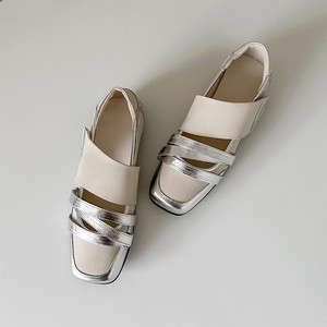 Chaussures plates Mary Jane à bout carré en microfibre, style fonctionnel, avec fermeture Velcro, nouvelle collection printemps pour femme, semelle épaisse en caoutchouc, colorées, pour le quotidien - Product Image 3