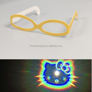 Gafas 3D de Difracción de Papel OEM - Diseños de Hongo, <span class=keywords><strong>Mickey</strong></span> <span class=keywords><strong>Mouse</strong></span>, Calabaza, Gatito, Conejo - Para Fiestas - Product Image 4