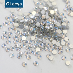 Factory Wholesale New Color SS20 Northern Light Flat Back Crystal Strass Glass Non Hot Fix Gems for <b>Bikinis</b> Decoration - Product Image 2
