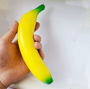 Balle anti-stress en mousse PU personnalisée avec logo, forme banane, jouets anti-stress pour la promotion d'entreprise - Product Image 6