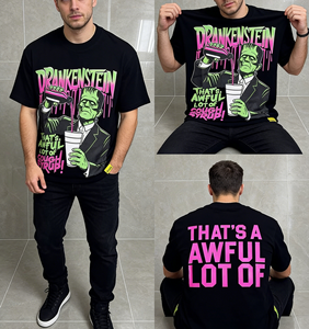 เสื้อยืดฮิปฮอปทรงบ็อกซี่สำหรับผู้ชาย สไตล์ Y2K คอกลม ผ้าฝ้าย 300 กรัม หนานุ่ม ใส่สบาย เหมาะกับหน้าร้อน สตรีทแวร์ ทรงโอเวอร์ไซส์ พิมพ์ลายสกรีน - Product Image 2