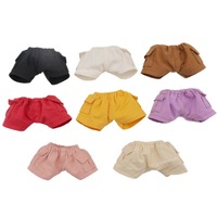 En stock : Pantalon décontracté pour poupée, tenue créative, cargo en jean, DIY, boîte mystère, accessoires de robe pour poupée en coton et peluche, pour enfants