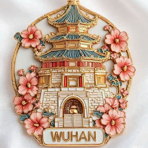 Aimants de réfrigérateur en métal modernes personnalisés avec logo, forme sur mesure et design 3D - Cadeaux commémoratifs durables - Product Image 1