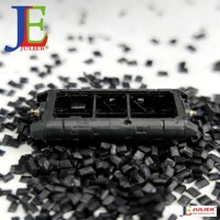 Pelet Plastik PC PP untuk Casing Baterai PCABS CF20, Pemasok Material Paduan Kustom Plastik ABS PC, Granul Plastik PC Konduktif