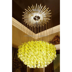 Lámpara colgante de cristal para decoración del hogar, luces decorativas de decoración artística moderna para bodas - Product Image 6