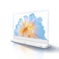 Solution publicitaire commerciale avec écran LED transparent flexible facile à installer