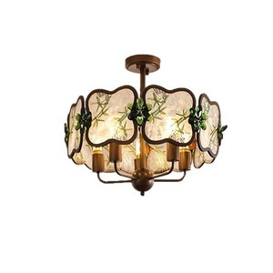 Lámpara de Techo Estilo Zen de la Dinastía Song, 5/8 Cabezas, Luz LED, Forma Redonda, Decoración para el Hogar, Dormitorio, Sala de Estar, Comedor - Product Image 5