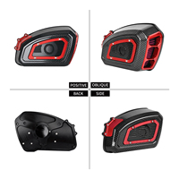 Filtro de Aire Estilo B para Motocicleta, 6 Colores, Cubierta de Metal y Goma para Dyna 2000-2017, Softail 2000-2015, Touring 2000-2007