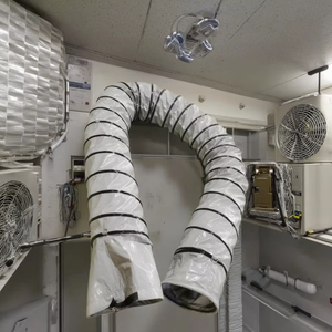 Linh hoạt <span class=keywords><strong>PVC</strong></span> vòng ống dẫn không khí cho HVAC Hệ thống cách điện sưởi ấm thông gió bệnh viện trường học thiết kế đồ họa giải pháp có sẵn - Product Image 1