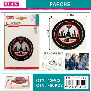 Patch Termoadesivo Ilan 7x7 Cm per Abbigliamento - Product Image 1