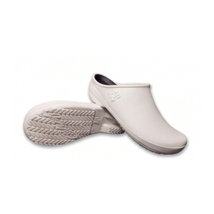 Zuecos de Chef Profesionales AP CHEF Negros/Blancos, Impermeables, RubberTech, Sin PVC, Antideslizantes, Zapatos de Trabajo para Cocina - Product Image 1