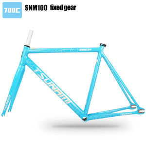700C фиксированная передача для велосипеда 49 52 55 58 см 2025 sunami SNM100 фиксированная передача односкоростной алюминиевый сплав гоночный трек велосипедная Рама - Product Image 1