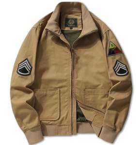 Giacche da uomo nuove giacche da pilota Vintage cappotto da uomo uomo stile stile Bomber giubbotti da volo Cargo abbigliamento da uomo - Product Image 1