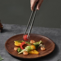 Pinces à barbecue en acier inoxydable robustes de 18 pouces, pinces de cuisson extra longues avec bords festonnés pour la cuisson de la viande et du dindon de grande taille