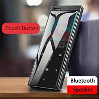 Lecteur MP3 avec boutons tactiles, radio, enregistreur vocal, lecteur de livres électroniques, compatible avec les formats ALAC/WAV/FLAC/APE, 128 Go
