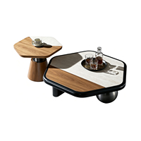 Table basse de salon personnalisée de forme irrégulière pour la maison et l'hôtel – Design élégant pour la décoration du salon