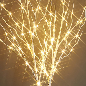 Lighted Artificial Golden <strong>Twig</strong> Tree Branch <strong>With</strong> Fairy <strong>Lights</strong> 100 LED Battery Operated Tree Lamp <strong>With</strong> Timer Holiday Lighting - Product Image 3