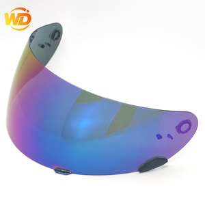 Visiera a Specchio Iridium RS-1 per Caschi Scorpion: Qualifier DLX, Vortex, Revolver |   Lente di Ricambio Antigraffio - Product Image 4