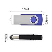 2024 Top Ventas 100% Original Marca Swivel Usb Stick 1GB 2GB 4GB 8GB 16GB 32GB 64GB 128GB Pendrive Mini Usb Flash Drives
