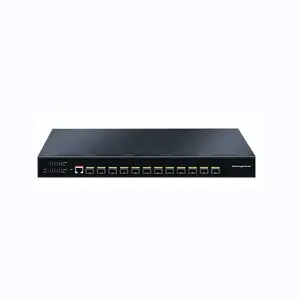 10g מתג ethernet מנוהל מתג 12 sfp 10g 12 מתג רשת sfp אופטי יציאה עם qos/vlan/igmp/dhcp 1u rackmount