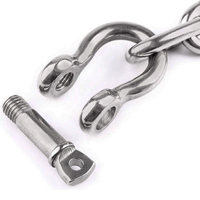 Chaîne d'ancrage en acier inoxydable 316 avec manille en D pour yachts, navires et embarcations – Fournisseur d'usine de quincaillerie de rigging
