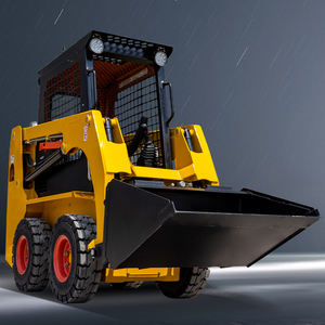 HT25 mesin pemuat roda Mini CE asli pemuat selip kecil mesin pemuat Diesel bekas - Product Image 6