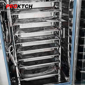 เตาอบลมร้อนอุตสาหกรรมขนาดเล็ก 10 ถาด สำหรับร้านอาหารและเบเกอรี่ รุ่น PRO-3-KXEOA-101-AC พร้อมฟังก์ชั่นอบไอน้ำ - Product Image 3