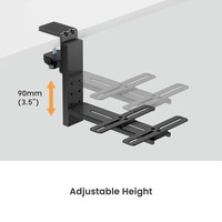 Support universel réglable pour simulateur de vol LRA04-BS02, support de joystick et d'accélérateur pour simulateur de vol, compatible avec Logitech Thrustmaster