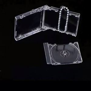 Transparent CD Case Custom Star Singer Keyring Mini Disc Favorite Stars Keychain Mini NFC Album Card Case Keyholder - Product Image 3