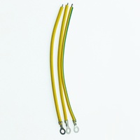 Faisceau de câbles de terre personnalisé de 100mm à peler et étain de 3mm à 4.3mm de diamètre Terminal de terre Consoles de jeu Assemblage de câbles pour l'électricité