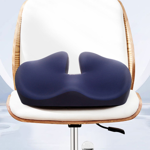Cojín de asiento para silla de oficina de espuma viscoelástica transpirable de verano, cojín para realce de glúteos y almohada lumbar - Product Image 3