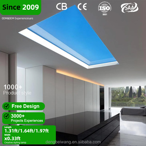 لوح إضاءة ذكي بتصميم منزل ذكي، سماء زرقاء صناعية قابلة للتعديل، ضوء شمسي طبيعي، ضوء نهاري صافٍ - Product Image 1