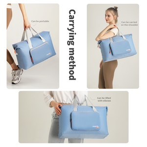 Có thể gập lại du lịch Duffel Bag Tote mang theo trên hành lý thể thao Duffle Weekender qua đêm cho phụ nữ và trẻ em gái - Product Image 5