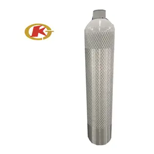 KJ-خزان اسطوانة ألمنيوم, للبيع المباشر من المصنع ، لغاز إلكترون من 0.3L إلى 50L 150bar ، معيار ISO