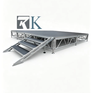 เวทีอลูมิเนียมอัลลอยแบบเคลื่อนย้ายได้สำหรับงานหนัก เหมาะสำหรับคอนเสิร์ต งานแต่งงาน และกิจกรรมกลางแจ้ง - Product Image 1