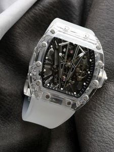 Billet d'entrée de prestige, personnalisation haut de gamme, montre en forme de baril, montre mécanique en cristal de qualité supérieure - Product Image 2