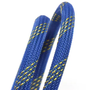 Factory Price Flame Retardant PET Braided Cable Protection Sleeve