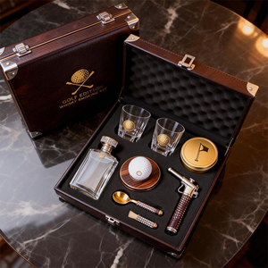 Set de Whisky de Lujo para Fumar, Serie Golf, Regalos Personalizados para Clubes y Eventos, Servicios Personalizados OEM/ODM, Cóctel Ahumado, Bourbon - Product Image 5