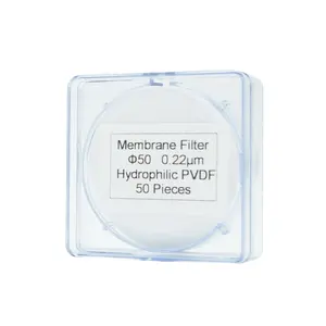 Disco de filtro de membrana gridado microporoso 0.1 micron mce para laboratório