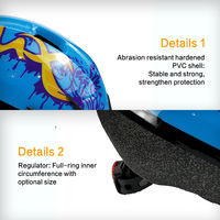 Casques de patinage de vitesse de glace en mousse de Pvc EPS, rembourrage intérieur noir pour sports aquatiques, patinage à roulettes, scooter, skateboard