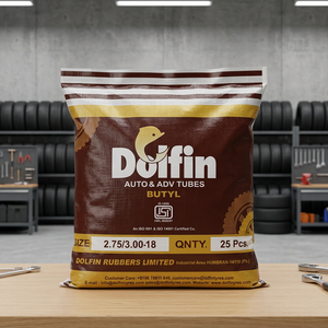 Dolfin Premium Butyl OTR Inner Tube 12.00-24/25 Heavy Duty Black <b>Rubber</b> TR124 Valve Factory Wholesale From Punjab - Product Image 2